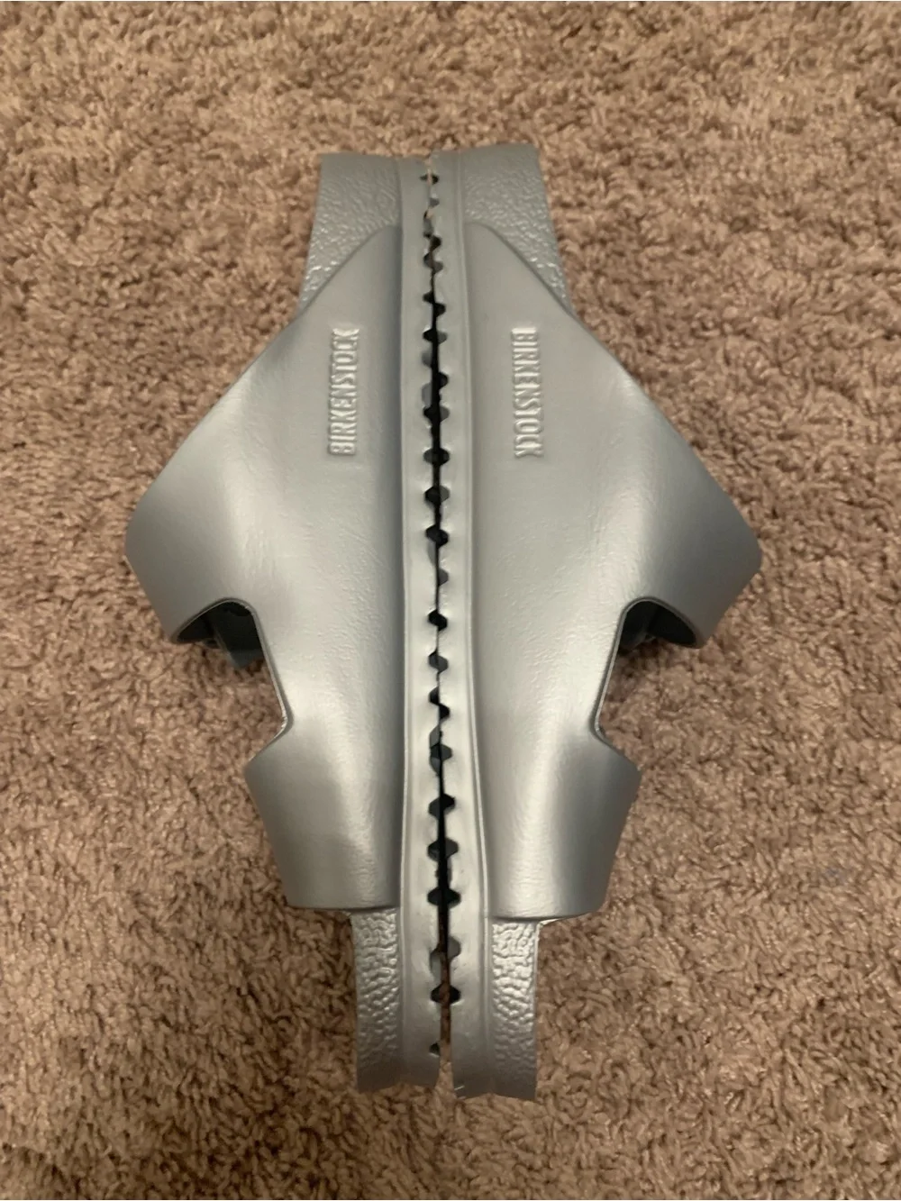Birkenstock Arizona Sandals Silver Metallic